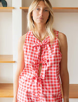 Top vichy rojo Yami