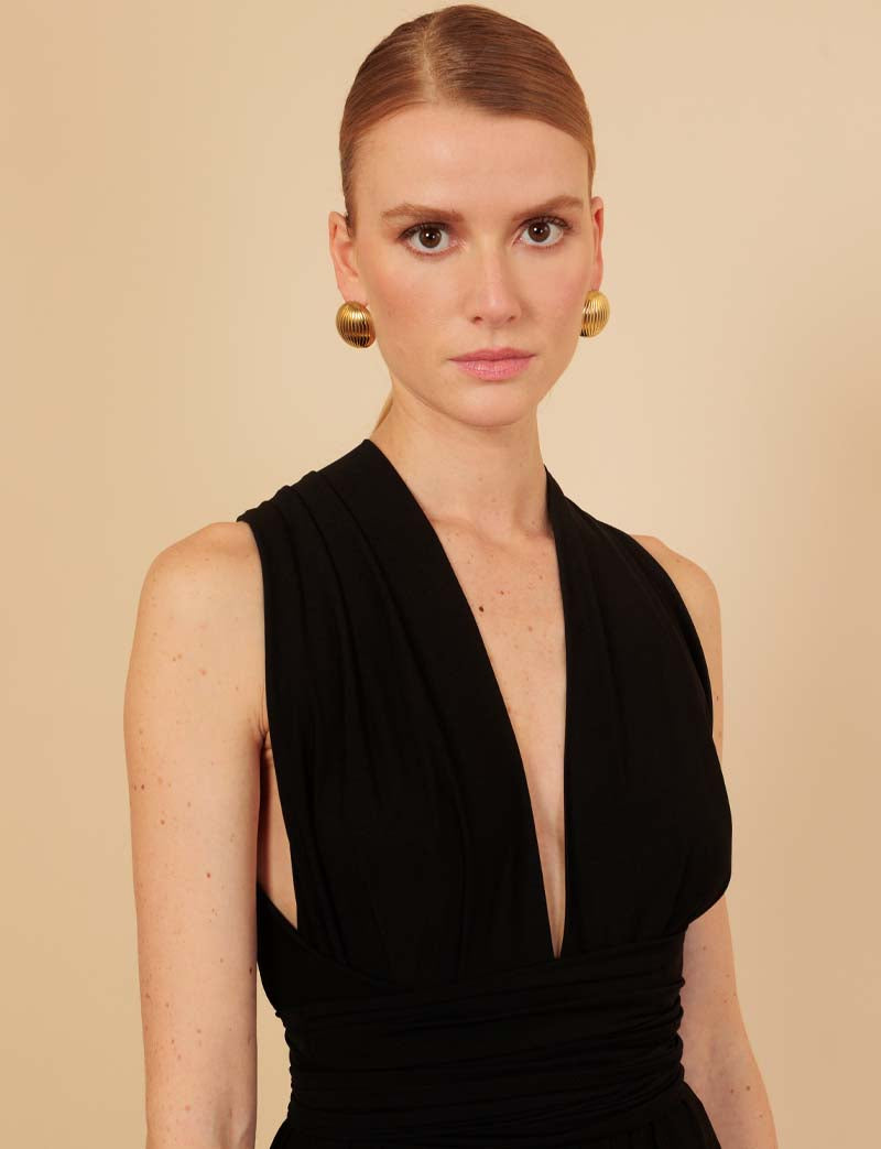 Robe multiposition noire Annabella