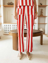 Red striped jeans Aldo