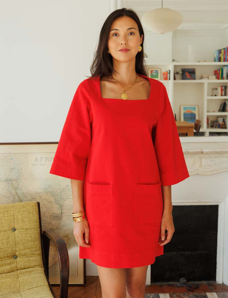 Robe rouge Shila