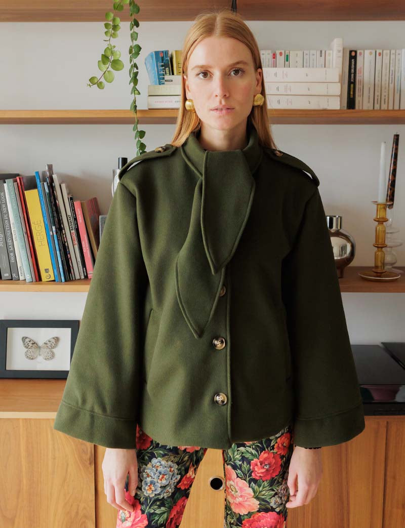 Khaki coat Esteban