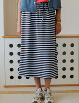 Blue & chocolate Yago skirt