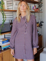 Robe à carreaux Asha