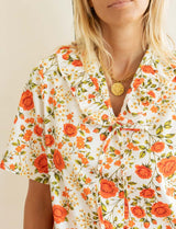 White floral robe Navi