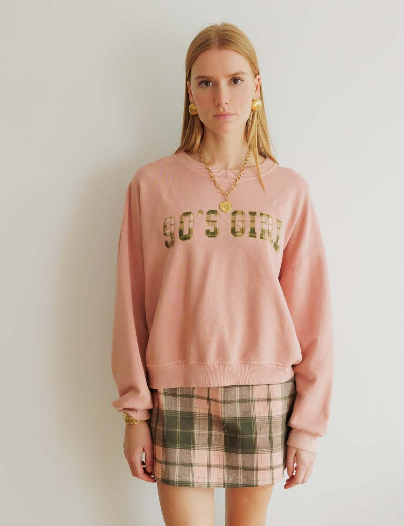 Blush 90's Girl sweatshirt