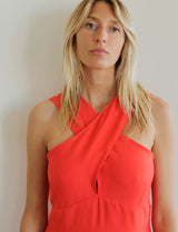Lucie coral jumpsuit