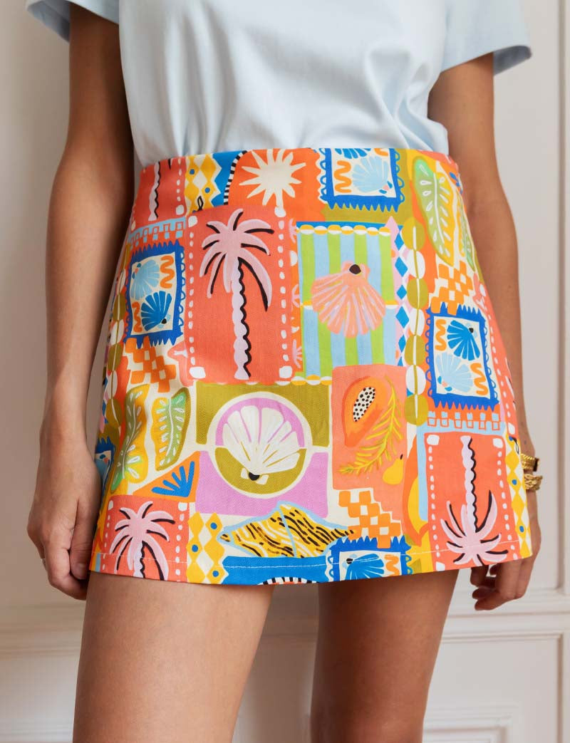 Falda corta multi Jara