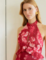 Robe bordeaux Elana