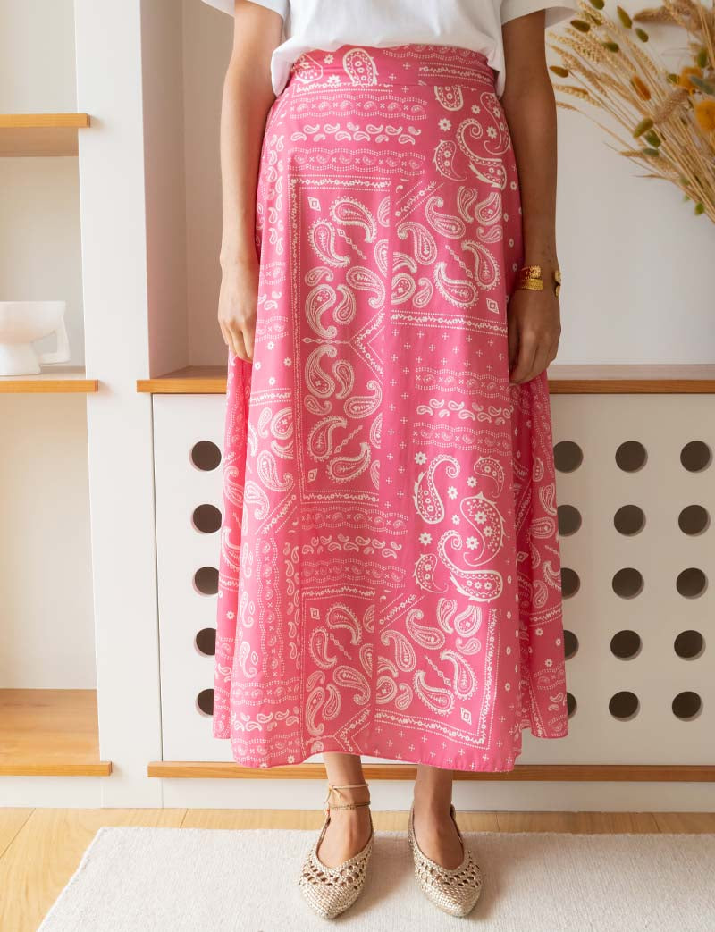 Pink bandana skirt Yvelle