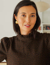 Marlene leopard-print dress