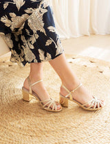 Golden Lara Sandals