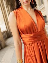 Robe terracotta Layana