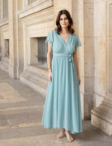 Robe céladon Andrea