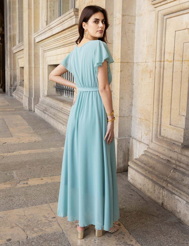 Robe céladon Andrea