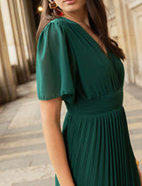 Loélia Emerald Dress