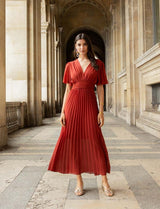 Robe terracotta Loélia