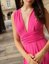 Robe fuchsia Annabella