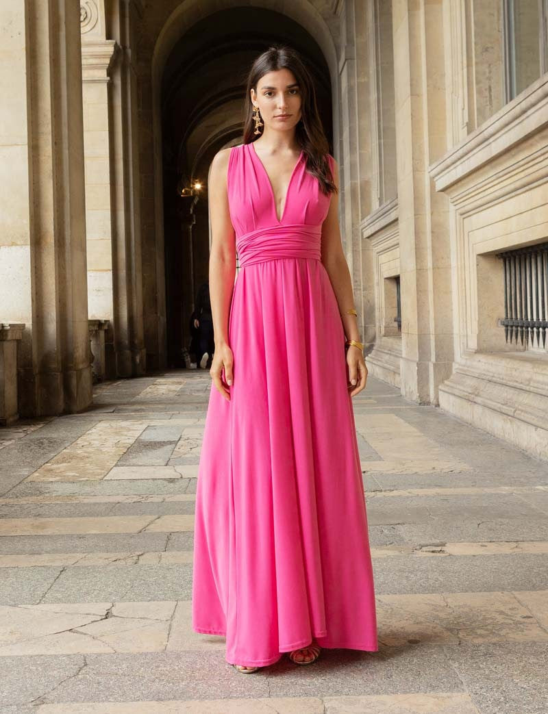 Robe fuchsia Annabella