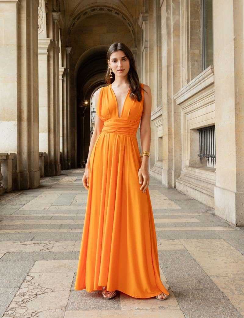Robe orange Annabella