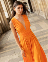Robe orange Annabella