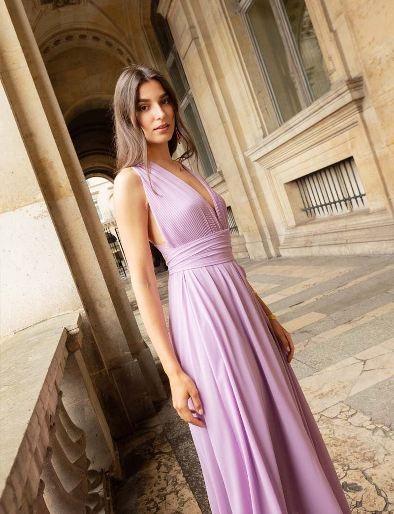 Robe lilas Vika