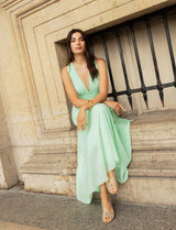 Robe menthe Vika