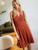 Robe terracotta Sarella