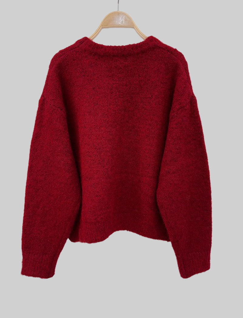 Willi burgundy sweater