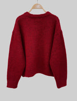 Willi burgundy sweater