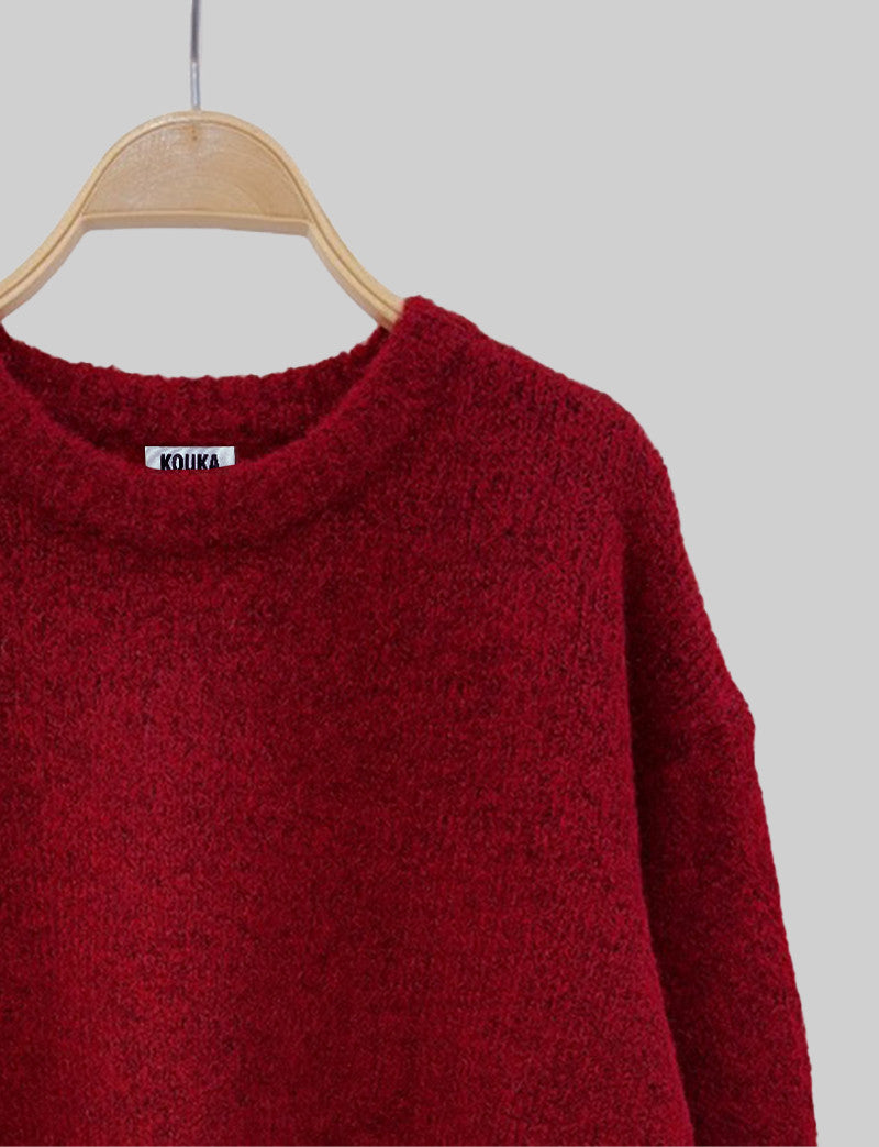 Willi burgundy sweater