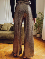 Pantalon doré Petra