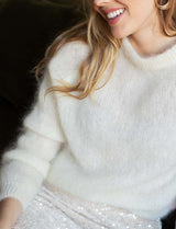 Edma white sweater