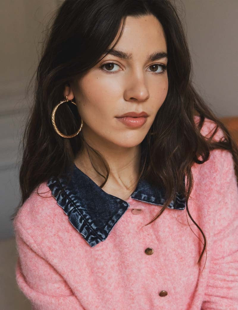 Paula pink cardigan