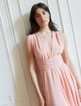 Loriana pink dress