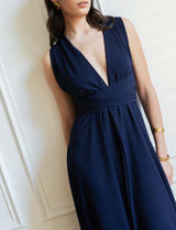 Loriana navy dress