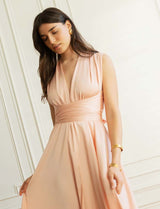 Robe rose poudré Layana