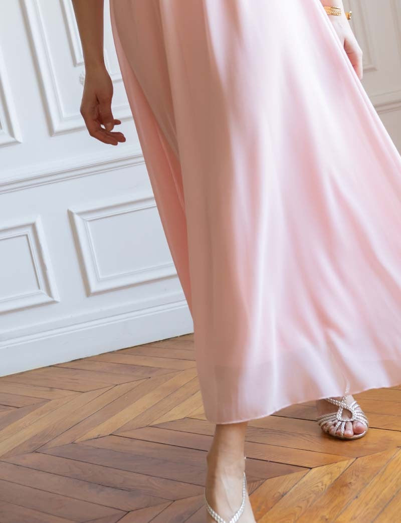Vestido rosa Elvina