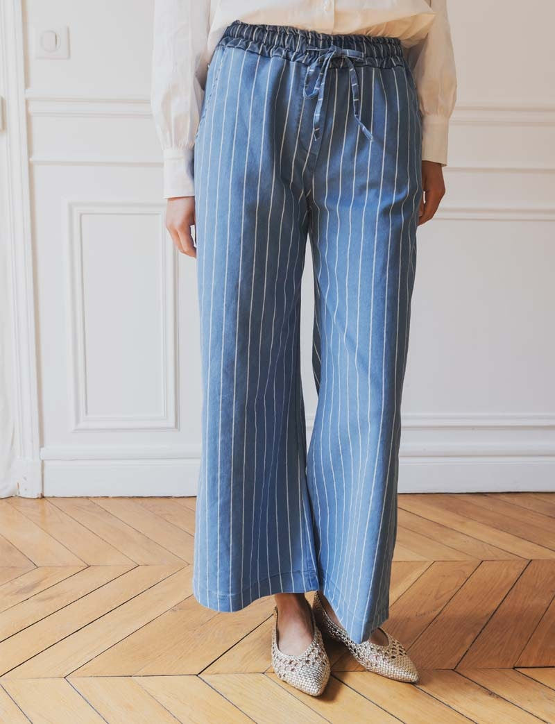 Pantalon à rayures Taya