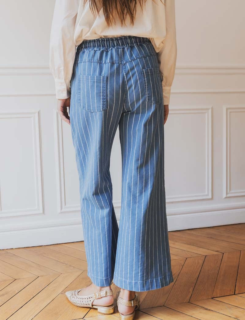 Pantalon à rayures Taya