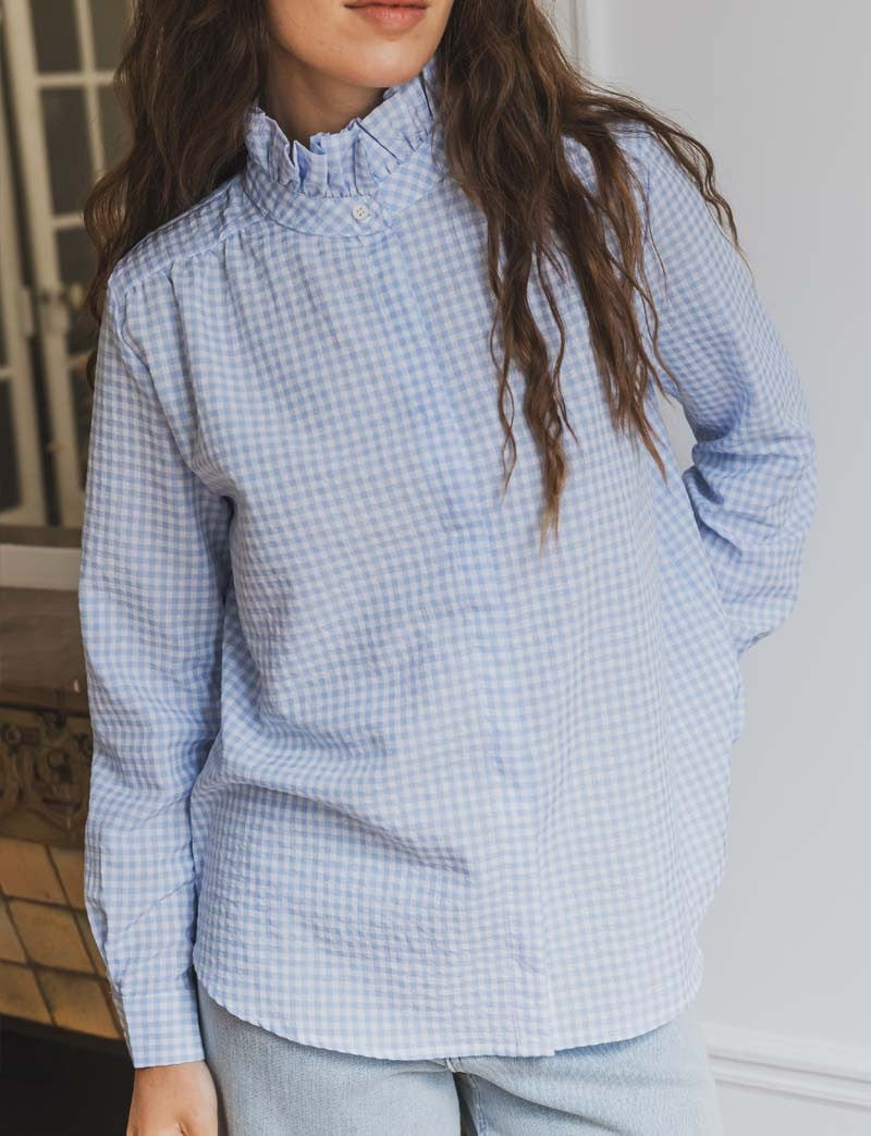 Chemise vichy ciel Pam