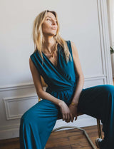 Combinaison bleu canard Giana