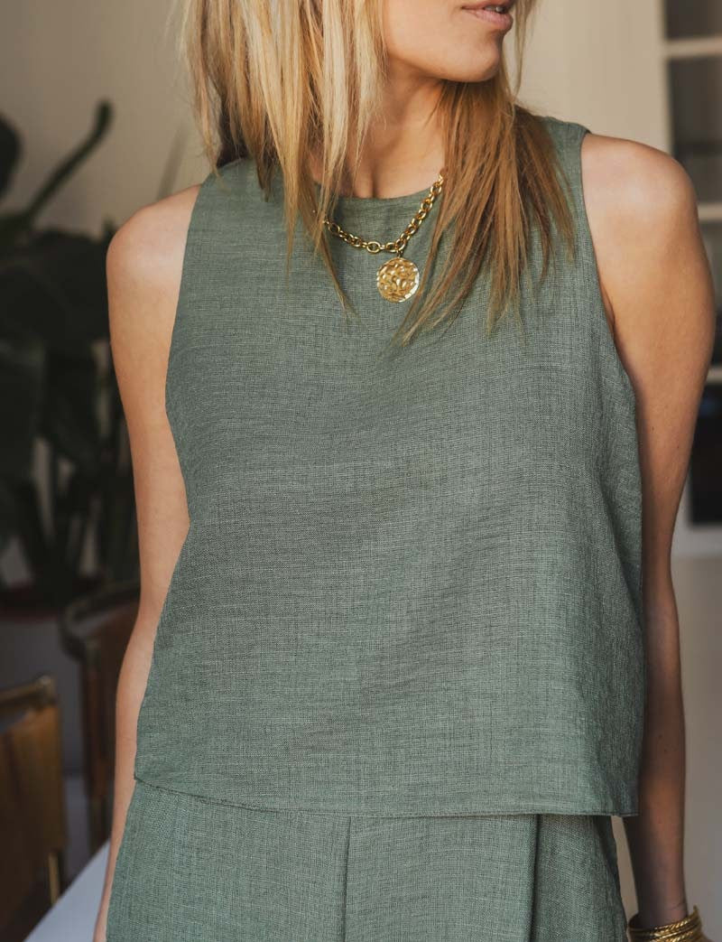 Combinaison olive Jade