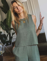 Combinaison olive Jade