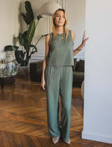 Combinaison olive Jade