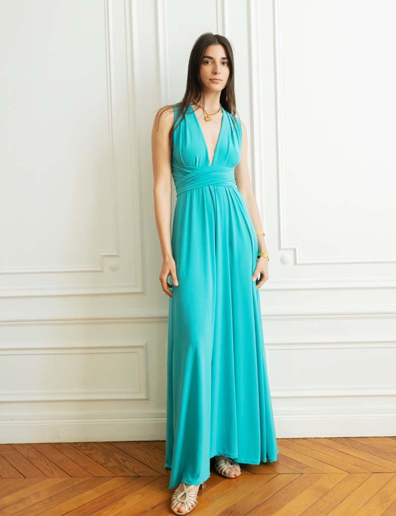 Robe turquoise Annabella