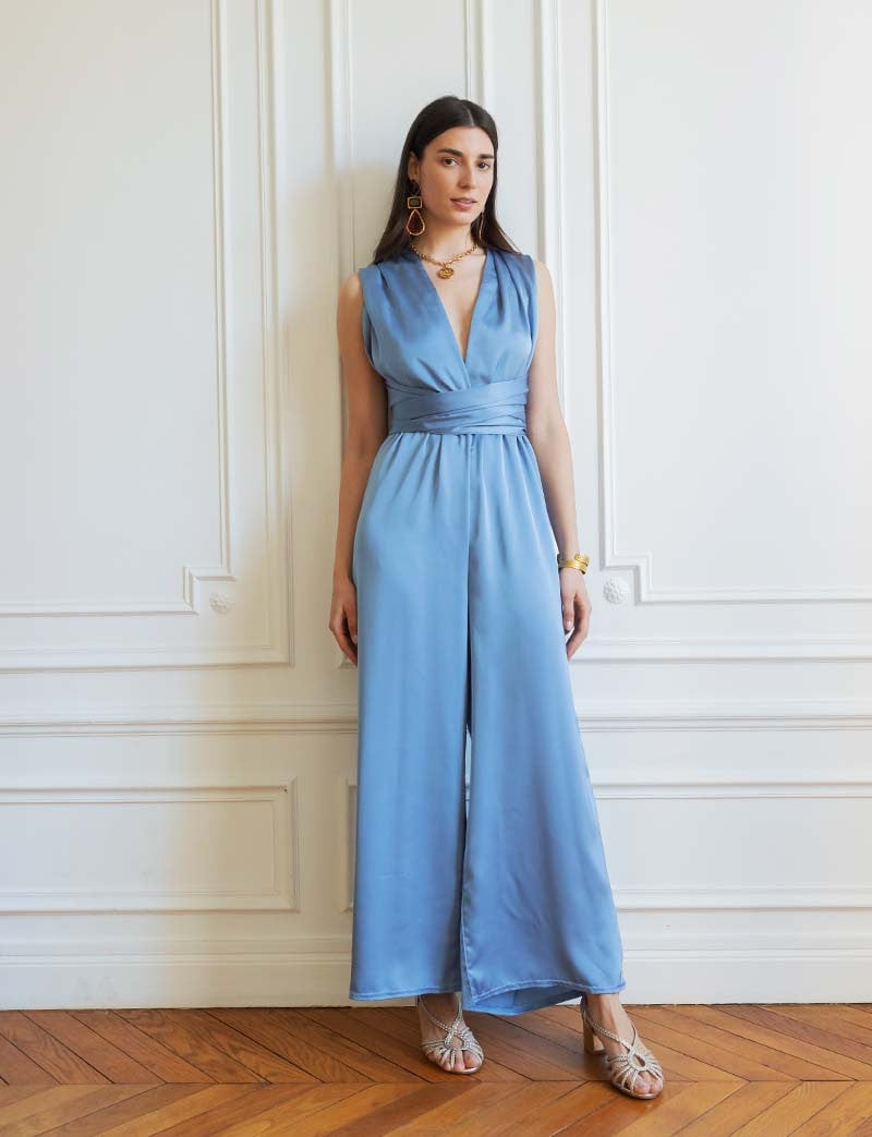 Combinaison bleu vintage Maven