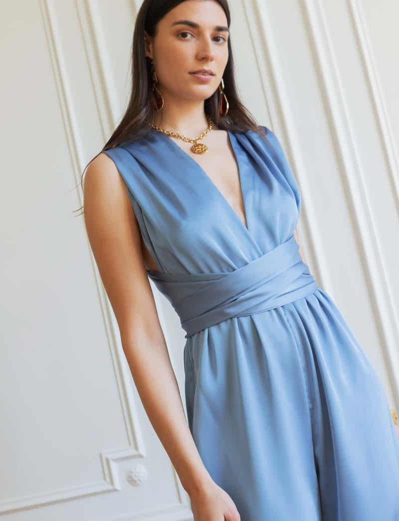 Combinaison bleu vintage Maven