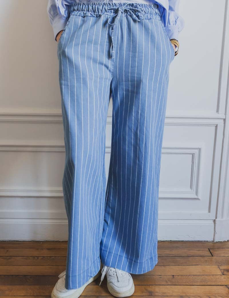 Pantalon à rayures Taya