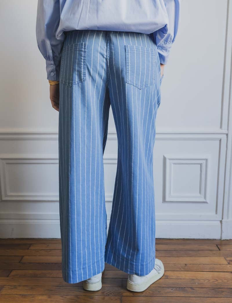 Pantalon à rayures Taya