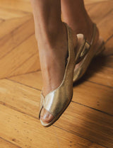 Sandalias doradas Ivana